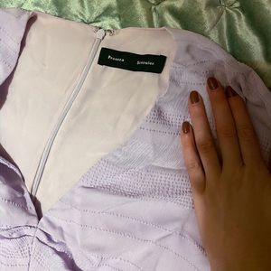 Proenza Schouler Gathered Asymmetrical Dress